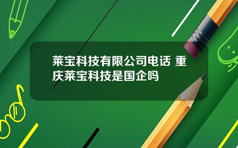 莱宝科技有限公司电话 重庆莱宝科技是国企吗